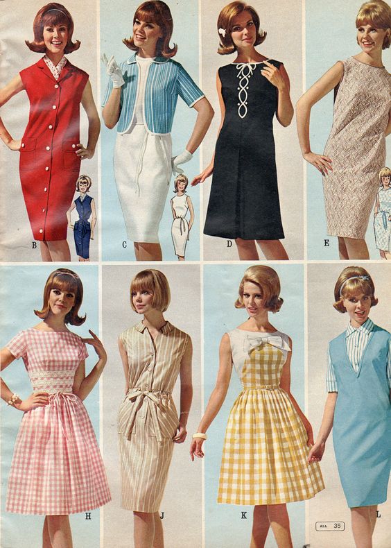 women fashion 1965