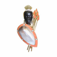 Cartier 1950 Broche Masaï