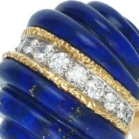 Fred Lapis-Lazuli and Diamonds Ring - Image 2