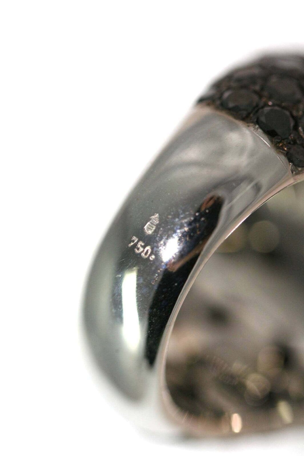 RING De Grisogono 10.85 Carats Diamond Pear white gold fancy yellow and black - Image 3