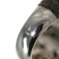 RING De Grisogono 10.85 Carats Diamond Pear white gold fancy yellow and black - Image 3