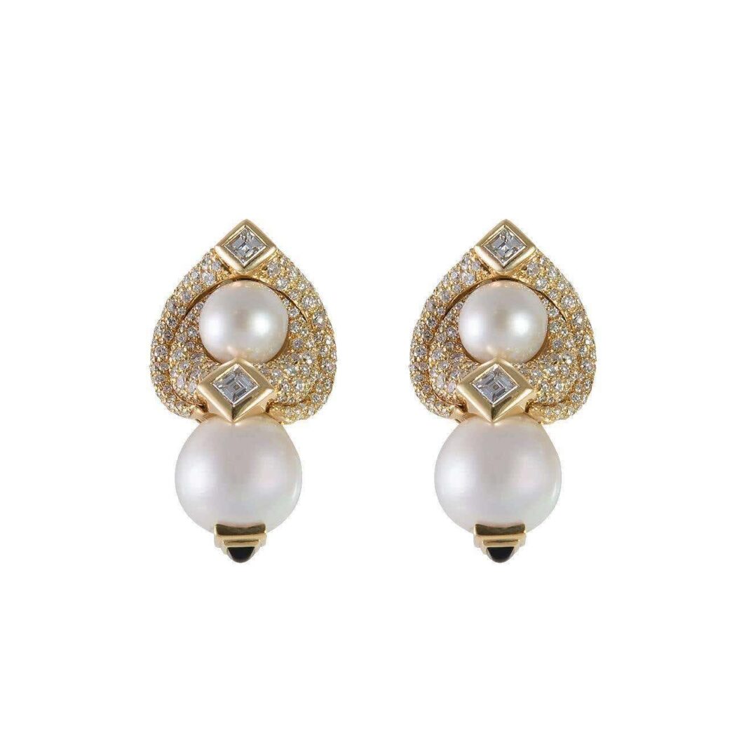 MARINA B. 'Loreto' 1988 d'oreilles en or jaune perles – Image 5