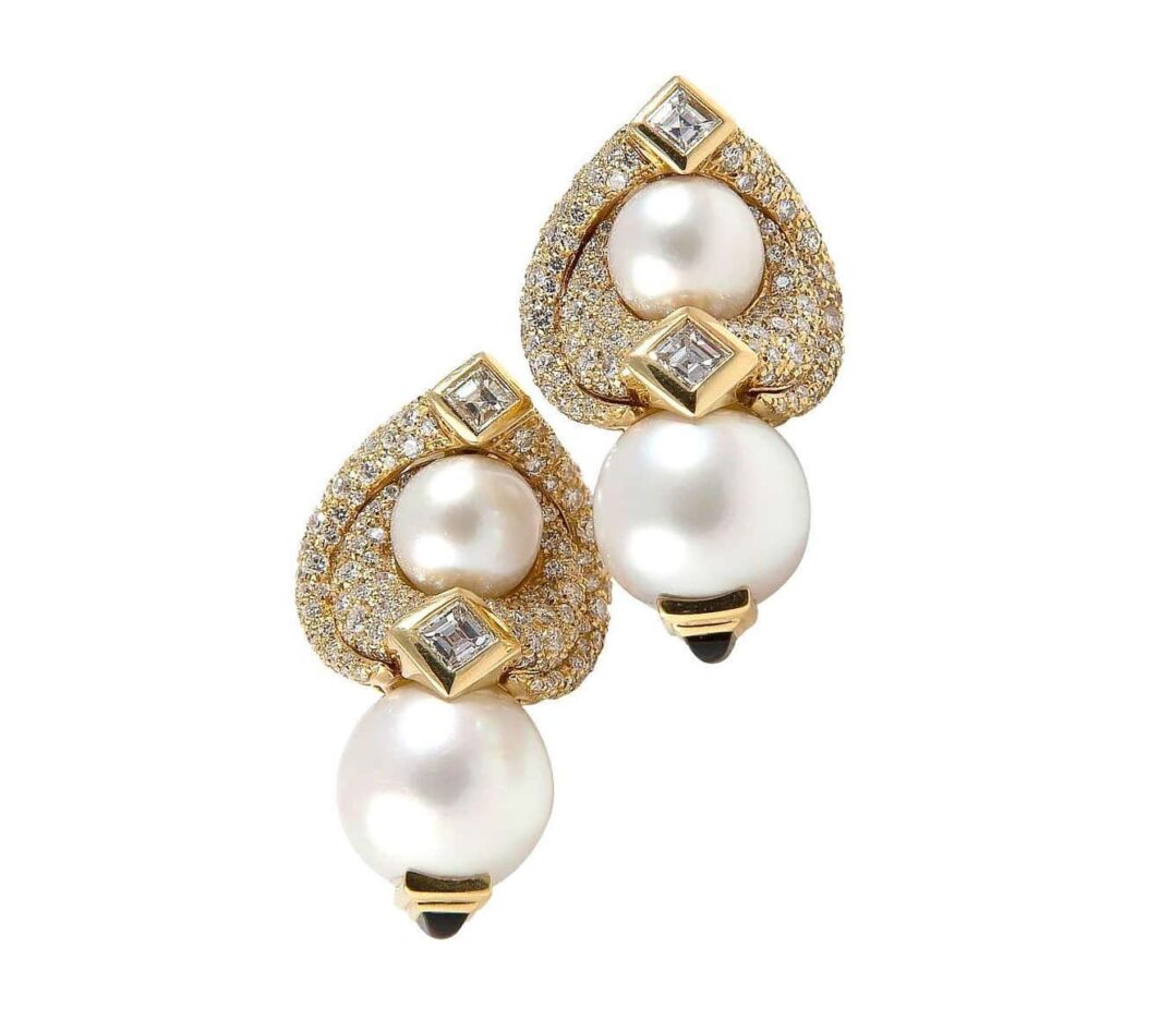 MARINA B. 'Loreto' 1988 d'oreilles en or jaune perles – Image 6