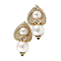 Marina B. Loreto 1988 Pearls Diamonds Yellow Gold - Image 6