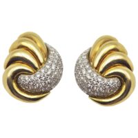 Boucles d'oreilles or et diamants – Image 4