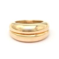 Poiray Sapphire Gold Day and Night Cocktail Ring - Image 5