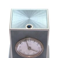 CARTIER Pendulette émail bleu – Image 4