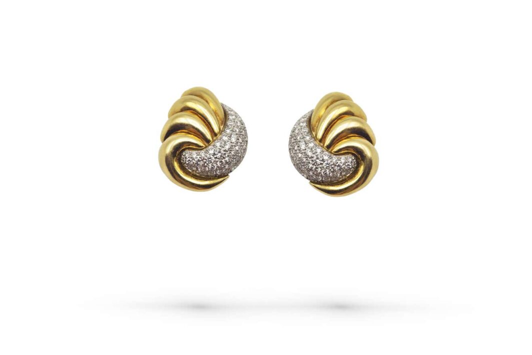 Boucles d'oreilles or et diamants – Image 2