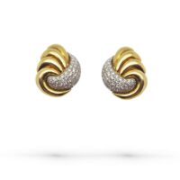 Boucles d'oreilles or et diamants – Image 2