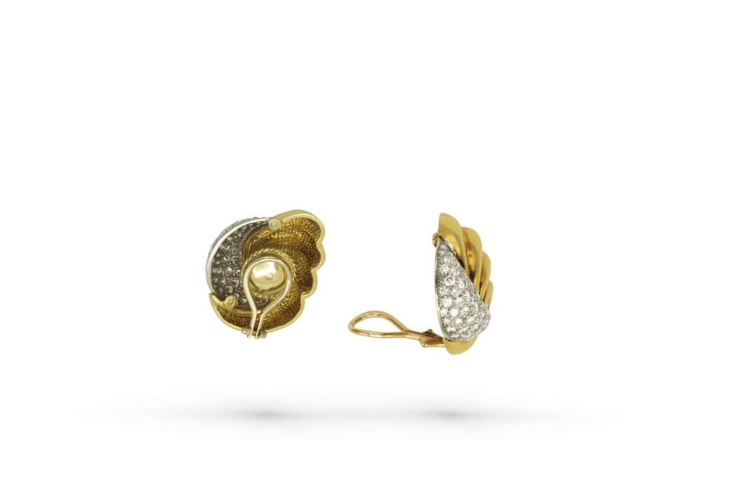 Boucles d'oreilles or et diamants – Image 3