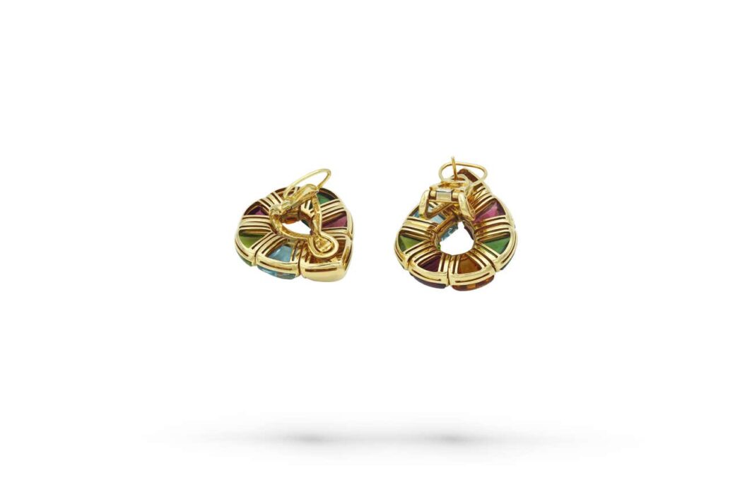 Bulgari Multicolored Stones Earrings - Image 2