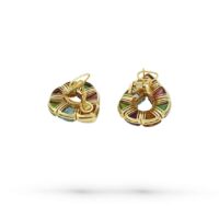 Bulgari Multicolored Stones Earrings - Image 2