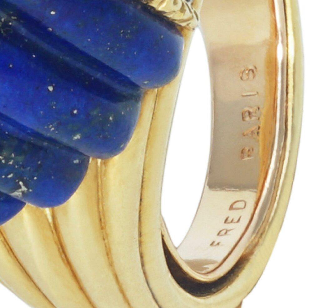 Fred Lapis-Lazuli and Diamonds Ring - Image 3