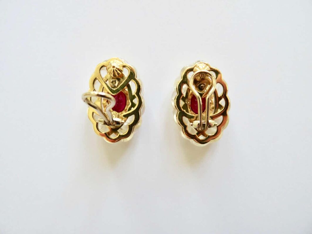 Tourmaline, Diamonds and Rock Crystal Earrings - Image 5