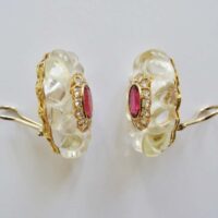 Tourmaline, cristal de roche et diamants – Image 6