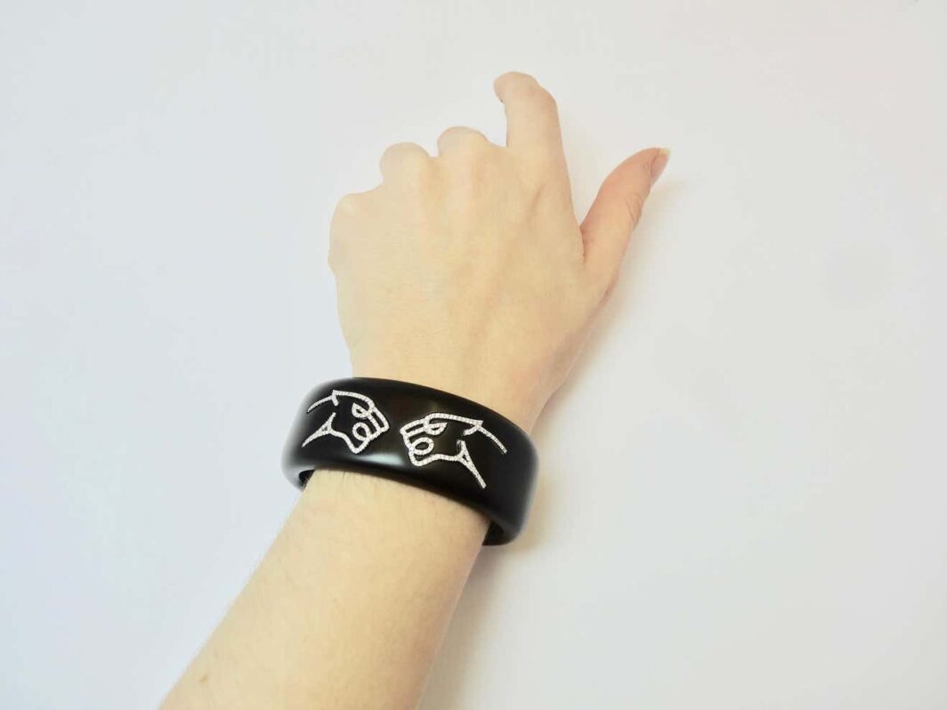 Enigma by Gianni Bvlgari Bracelet Panther Heads - Image 6