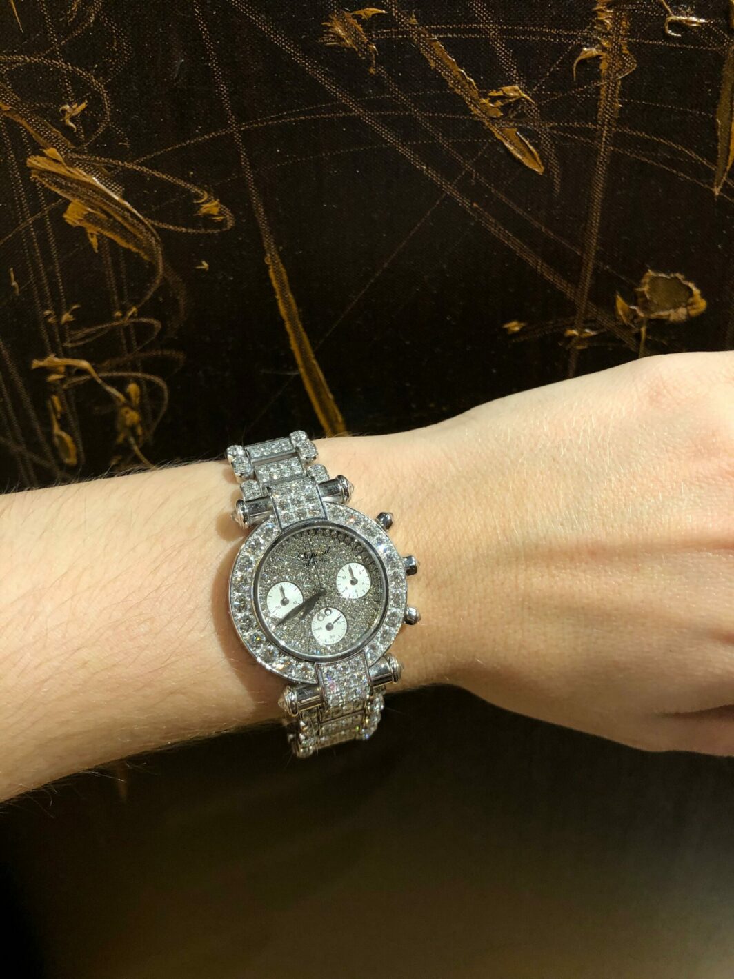 Chopard Imperiale Chronograph Diamonds Watch - Image 2