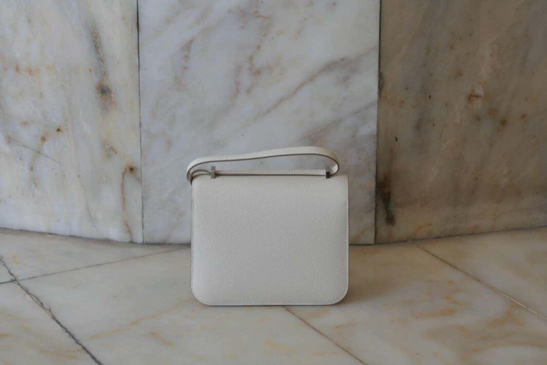 HERMES Constance Mini EPSOM Craie 18' – Image 2
