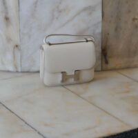HERMES Constance Mini EPSOM Craie 18' – Image 4