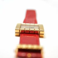Chopard Ice Cube Gold and Leather Watch - Image 3