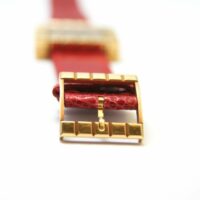 Chopard Ice Cube Gold and Leather Watch - Image 4