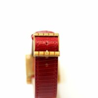 Chopard Ice Cube Gold and Leather Watch - Image 8