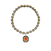 Collier Poiray corail et diamants