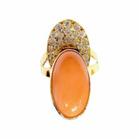 CARTIER 70‘ corail et diamants
