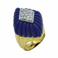 Bague Lapis Lazuli Losange