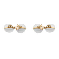 CARTIER Art Deco boutons de manchettes en cristal de roche et diamants. – Image 2