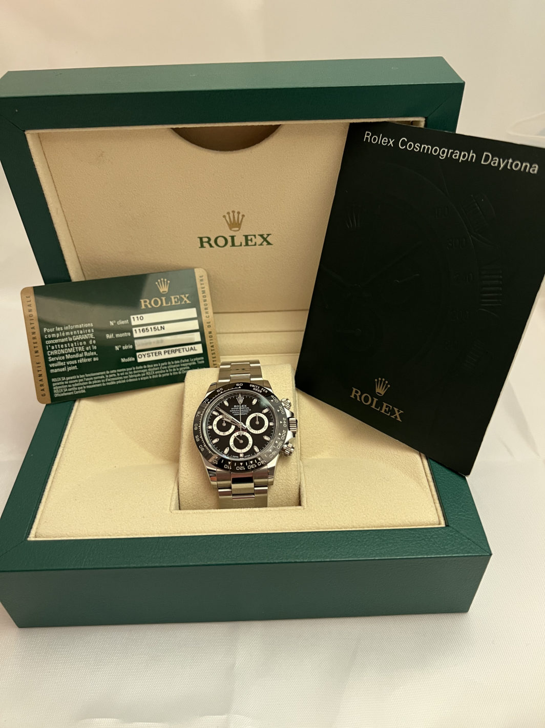 Rolex Daytona 116500, Full set. In steel, black dial, black ceramic - Image 3