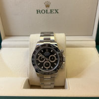 Rolex Daytona 116500. In steel, black dial, black ceramic