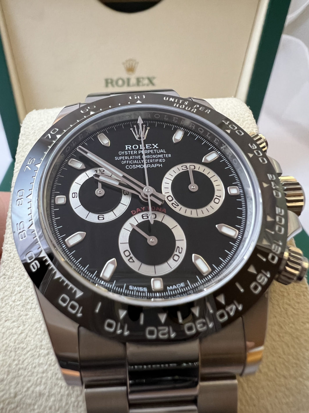 Rolex Daytona 116500. In steel, black dial, black ceramic - Image 4